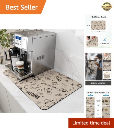 Functional 12x19 coffee mat - functional,